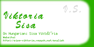 viktoria sisa business card